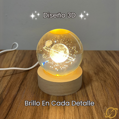 Lámpara Saturno 3D