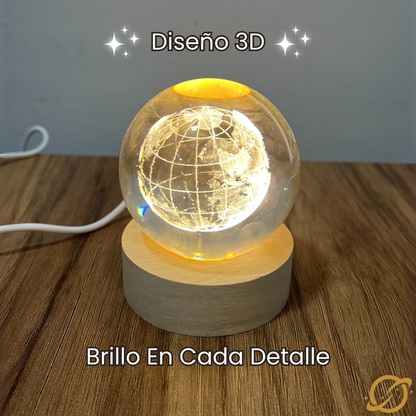 Lámpara Planet Earth 3D